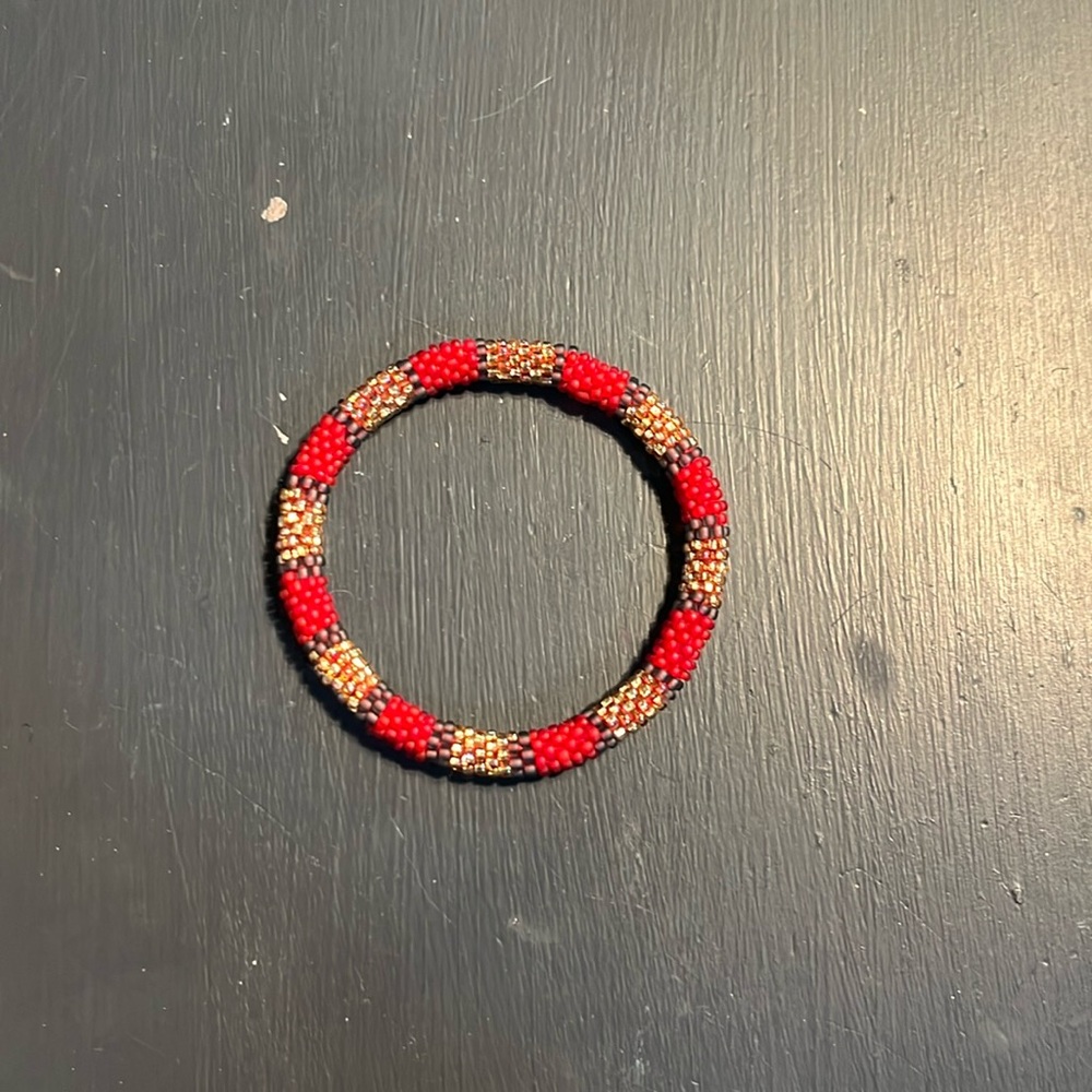 Red gold bracelet